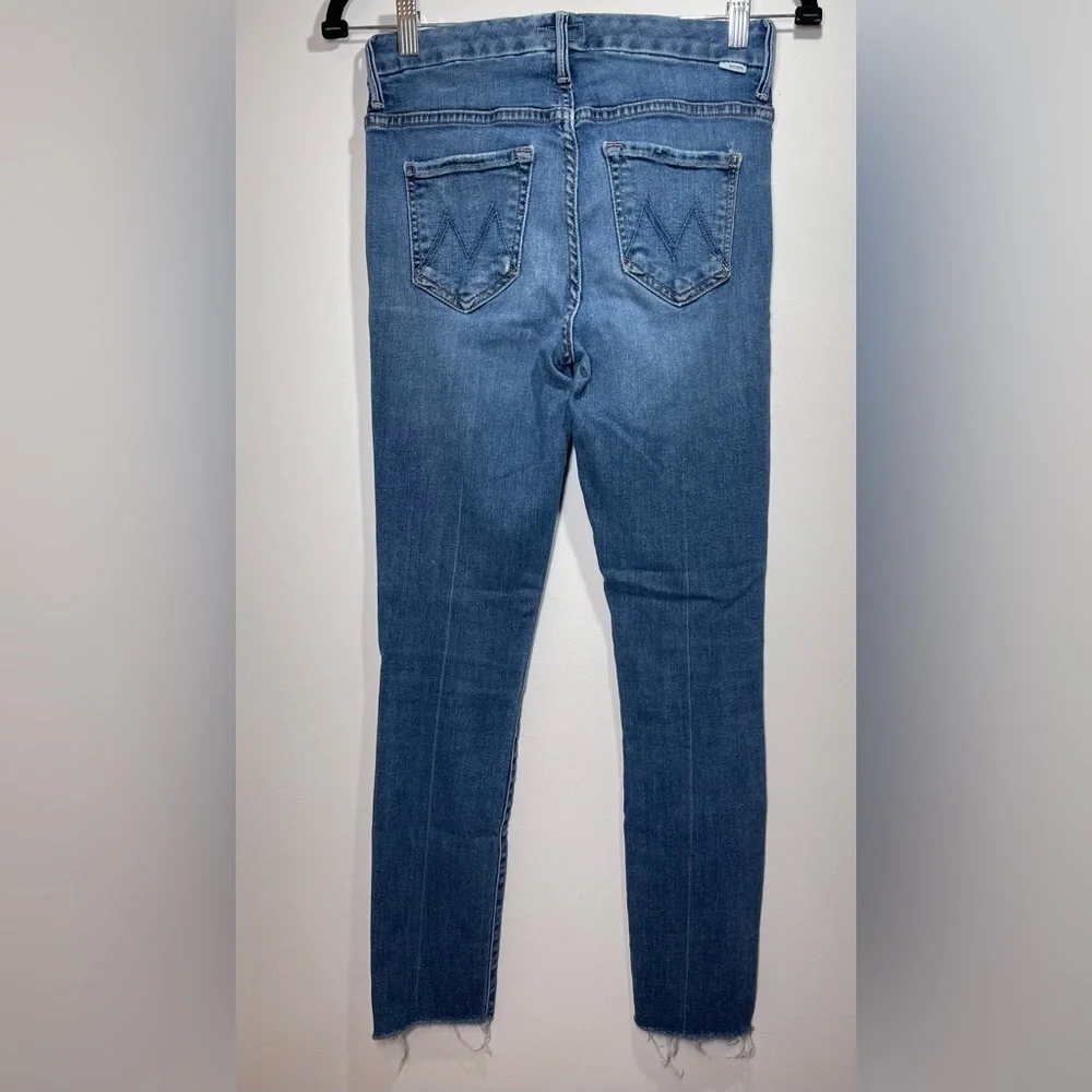 Mother Jeans Women’s Size 25 High Waisted Looker Ankle Fray in Walking‎ on Coals